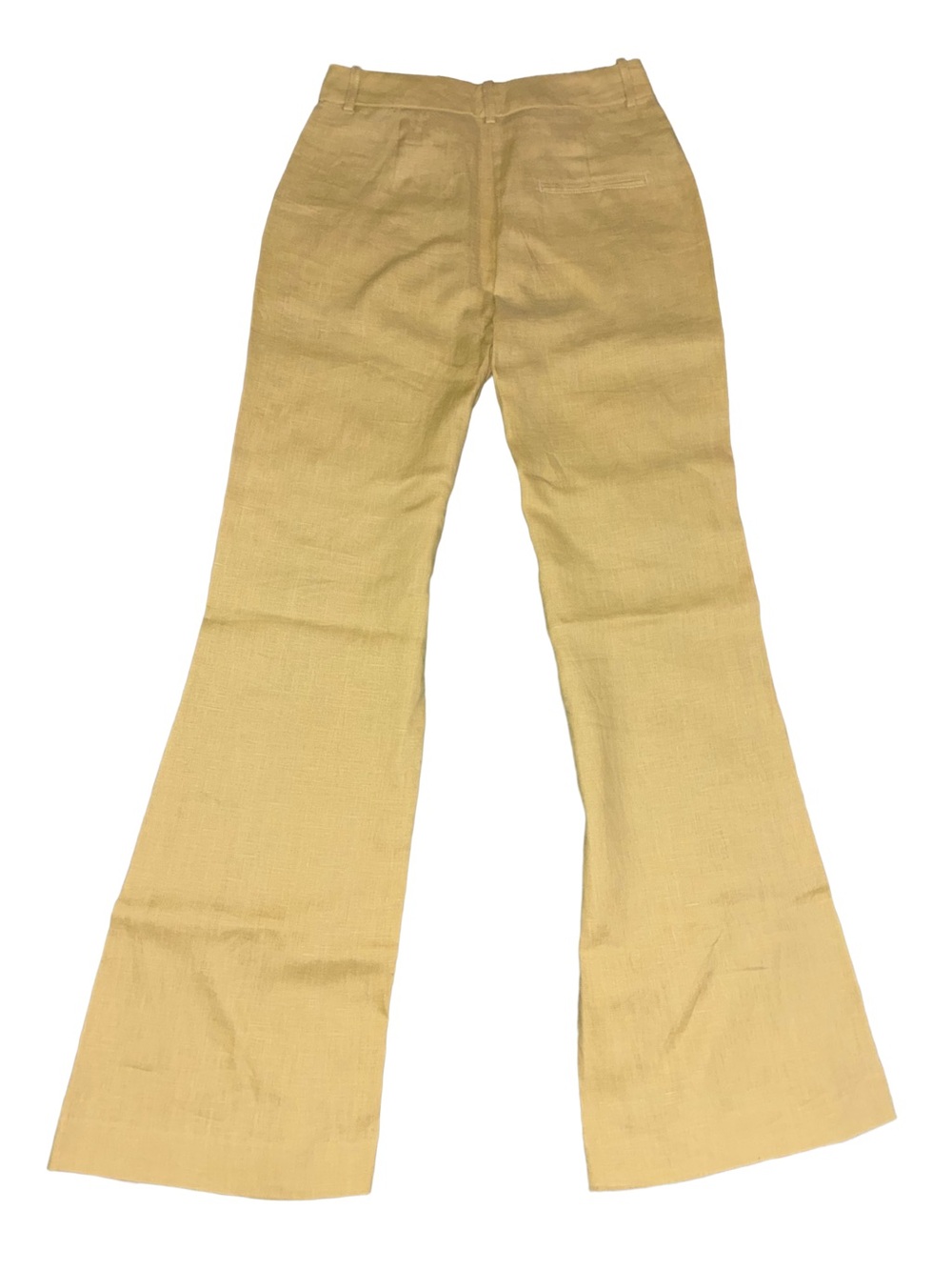 100% Linen MNG Mango, High Rise Bootcut Trousers, Size 6 - Picture 3 of 7